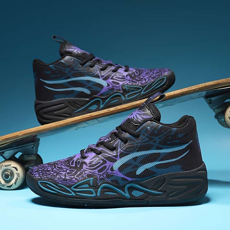 Sneakers Black Purple Size Uk 10.5