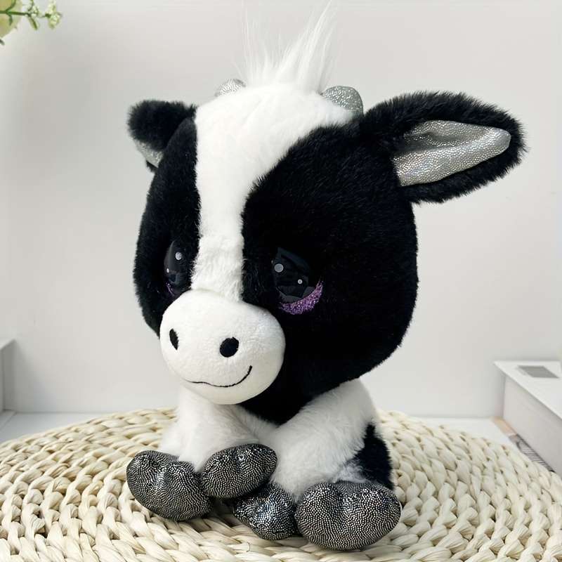 Plush Toyss color White And Black size 19.99 cm