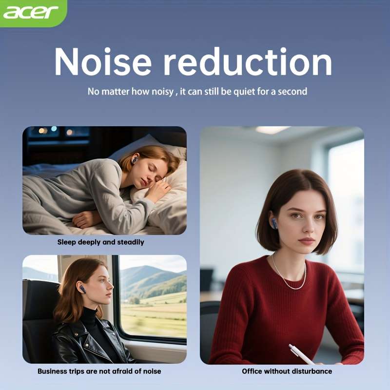 Rechargeable Wireless Earbuds Headphones Headset