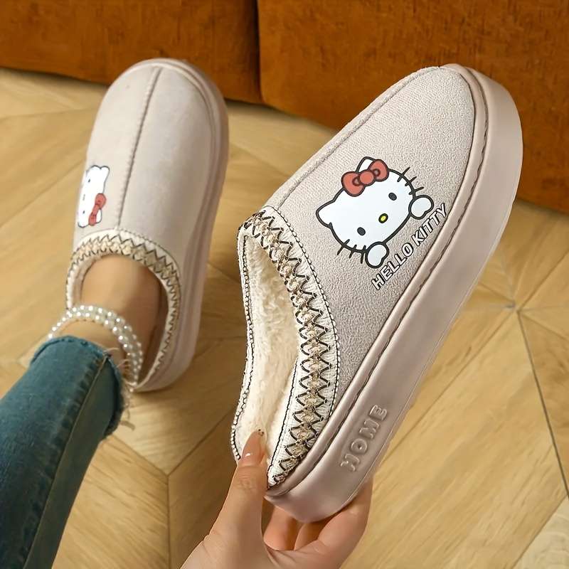 Cotton Slippers Color Grey Sizeuk 6.5-7