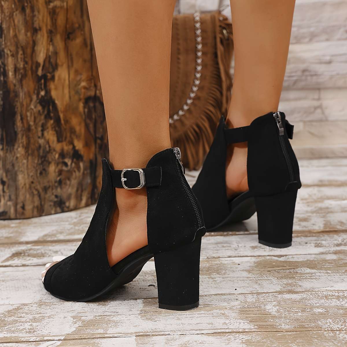 Women S High Heels Color Black Sizeuk 4