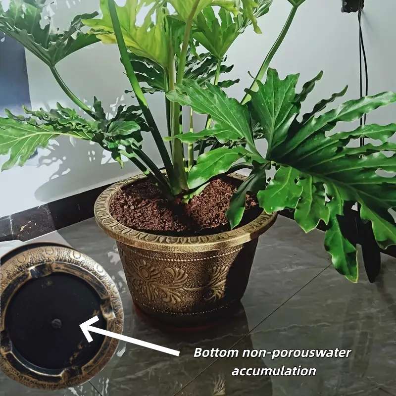 Flowerpot Color Bronze  Storage4.5L