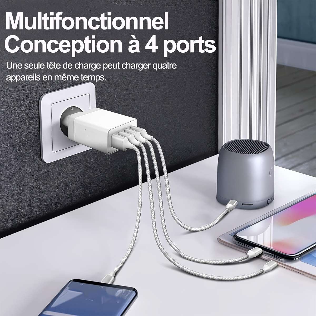 Charger Items Orange Usb Adapter