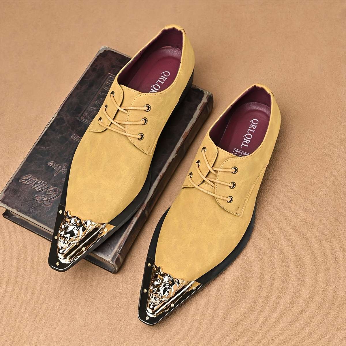 Mens Leather Shoes Color Black Sizeuk 10
