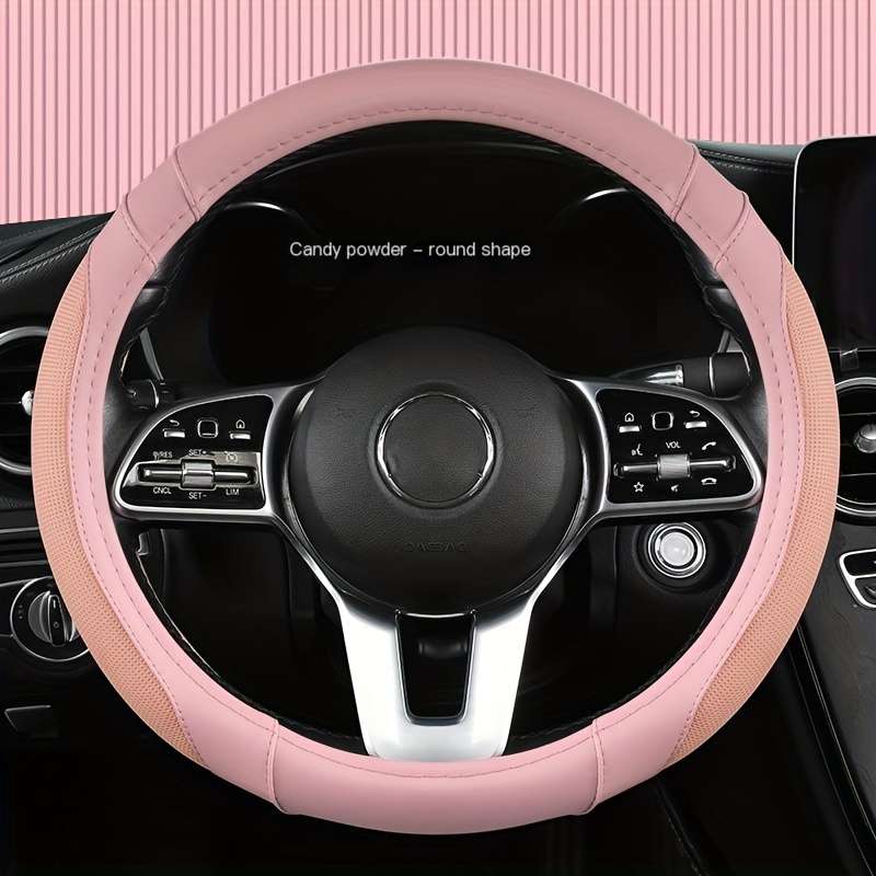Car Steering Wheel Cover Candy Powder (O Shaped)