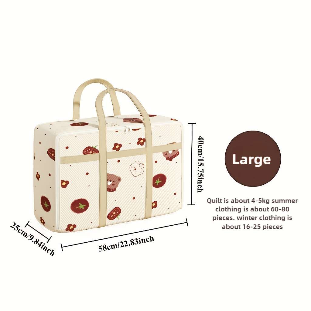 1 Pack Large Capacity Foldable Storage Bag Organizer Medium