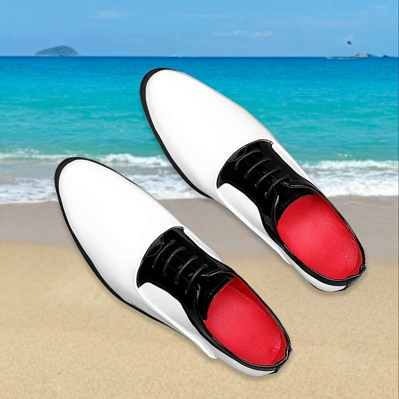 Mens Leather Shoes Color White Sizeuk 7.5
