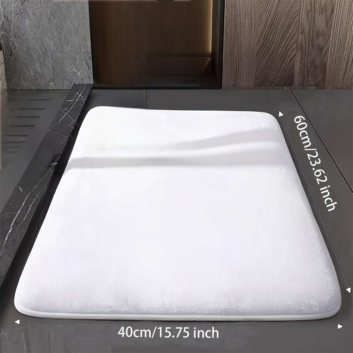 Floor Mats Color Coffee Foot Pad Size 40Cmx60Cm