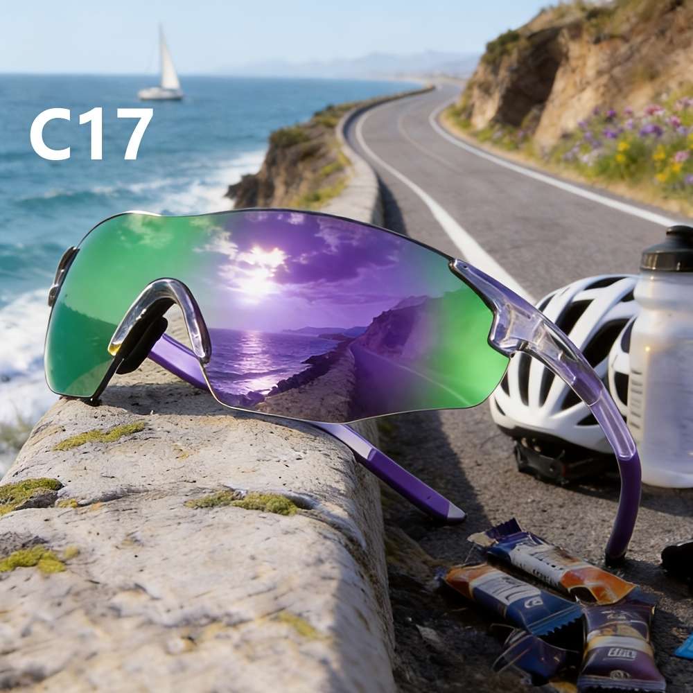Cycling Glasses Color Purple Polarized Purple