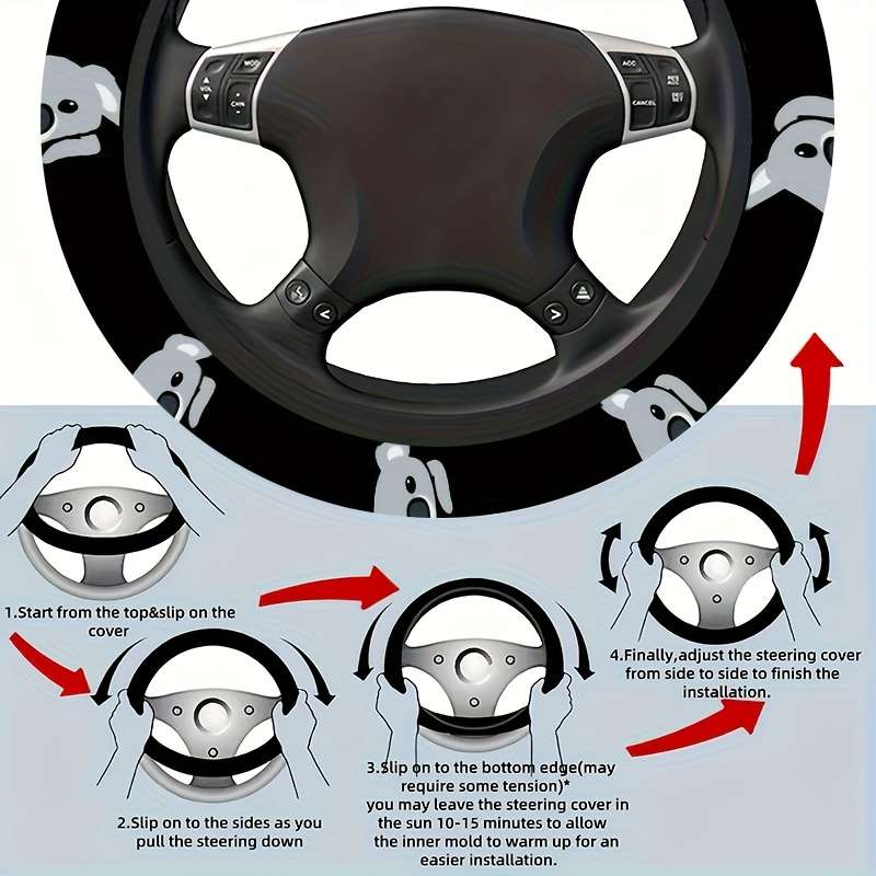 Car Steering Wheel Cover A