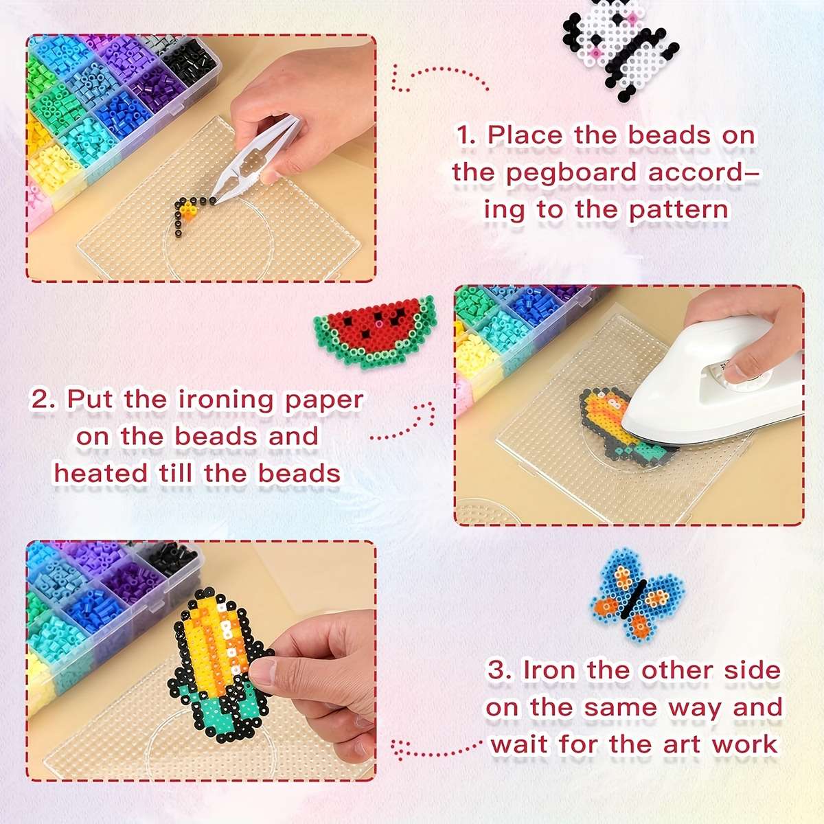 Perler Bead Set 72 Color Sets