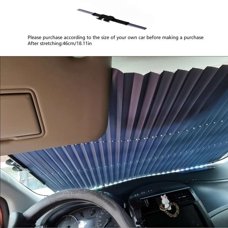 Car Sun Shades Color Black