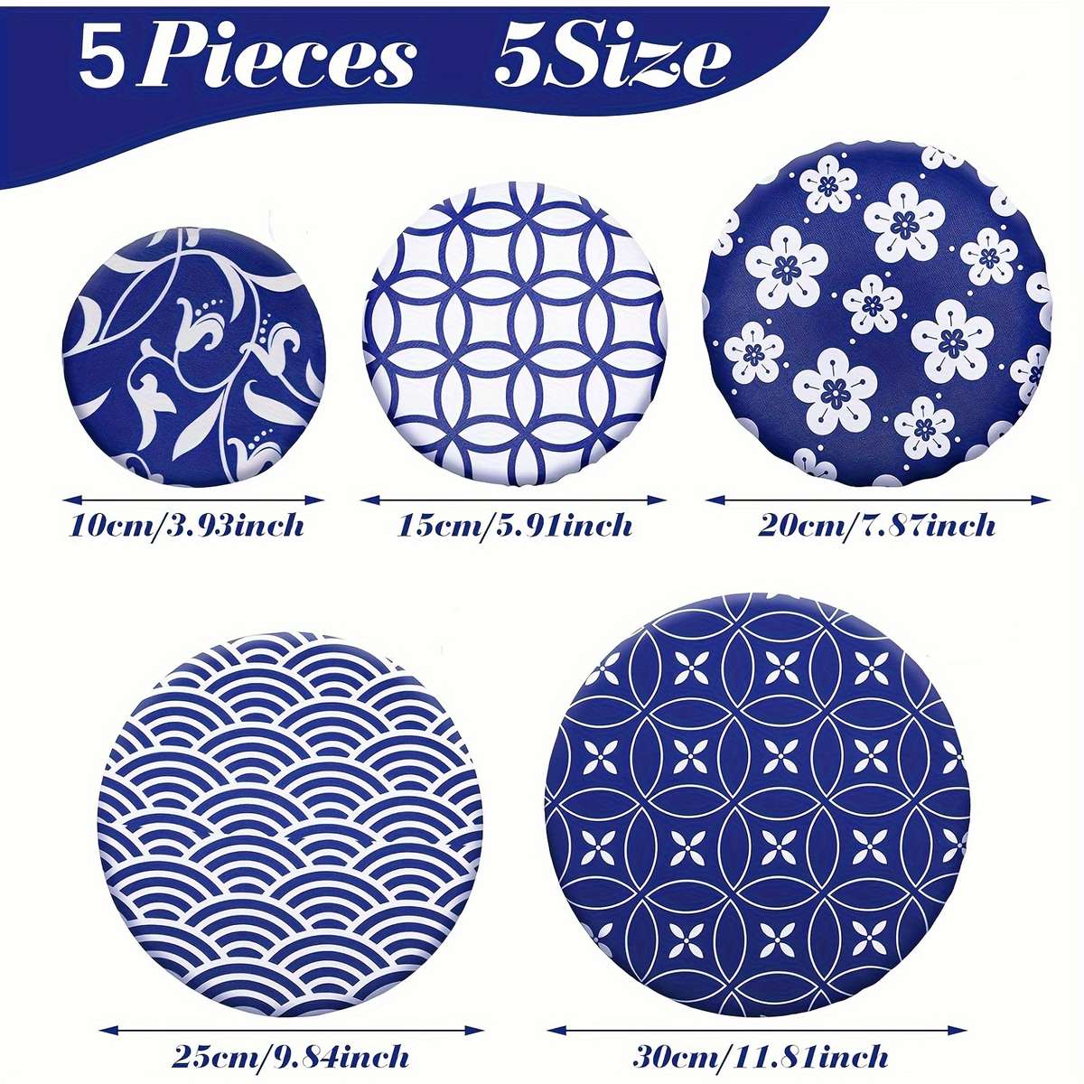 Food Cover Color Multicolor 02 Quantity 5 Pieces 5 Size