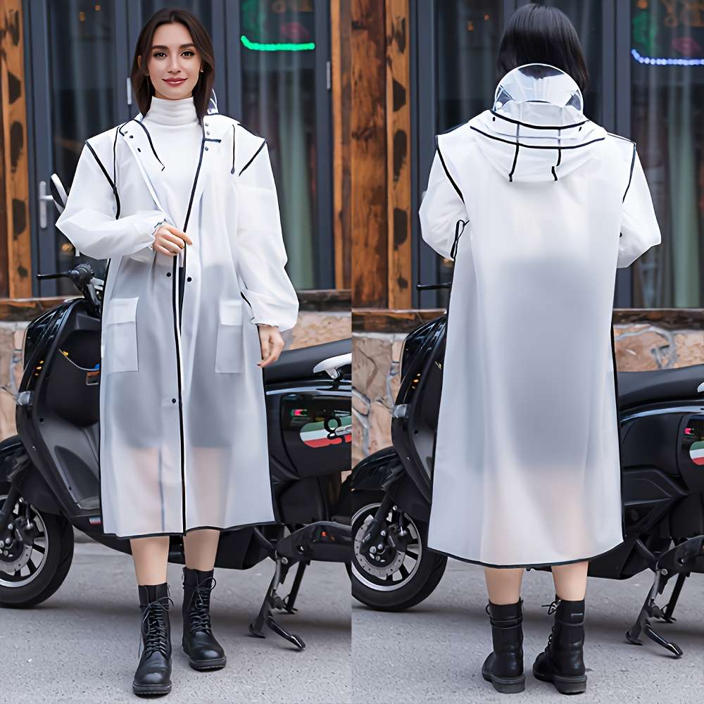 Raincoat White Border Model M