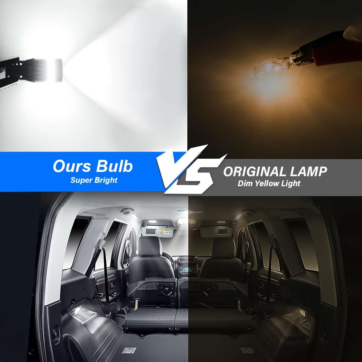 Car Lights Model 2Pcs T10