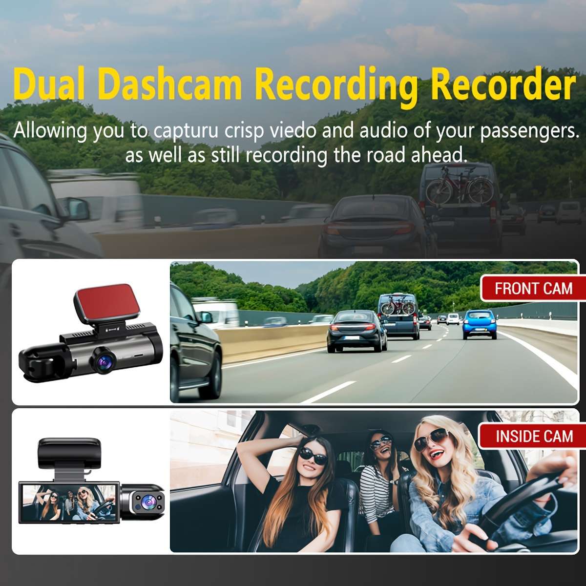 Dashcam Items With 64Gb Card