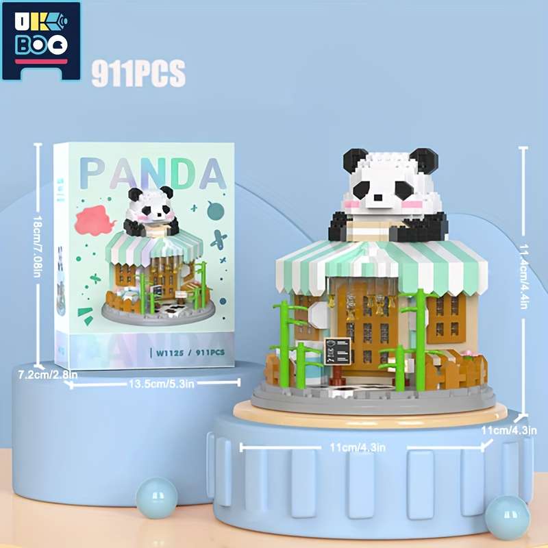 Building Toy Architectural Model Toy Set Style Coffee House