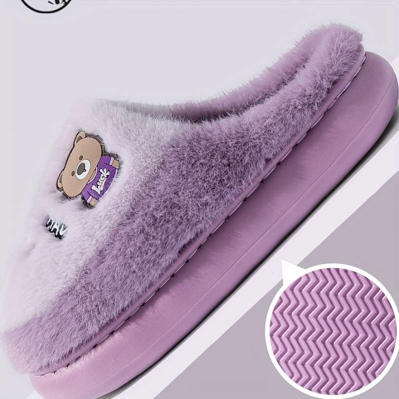 Cotton Slippers Color Grey Sizeuk 7.5-8