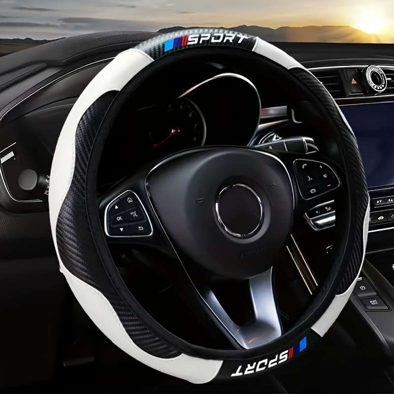 Car Steering Wheel Cover Black