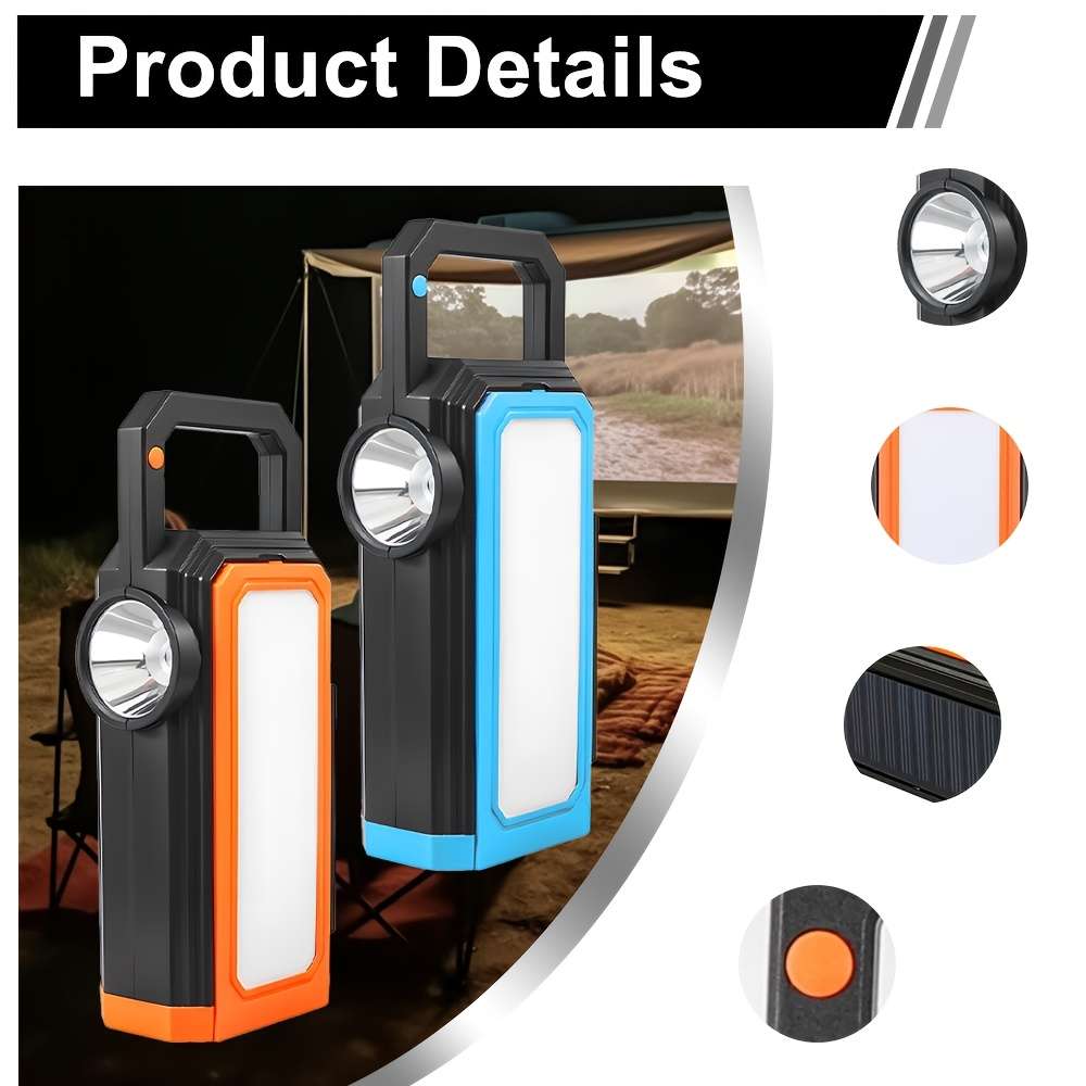 Solar Emergency Lights Items Blue Lamp