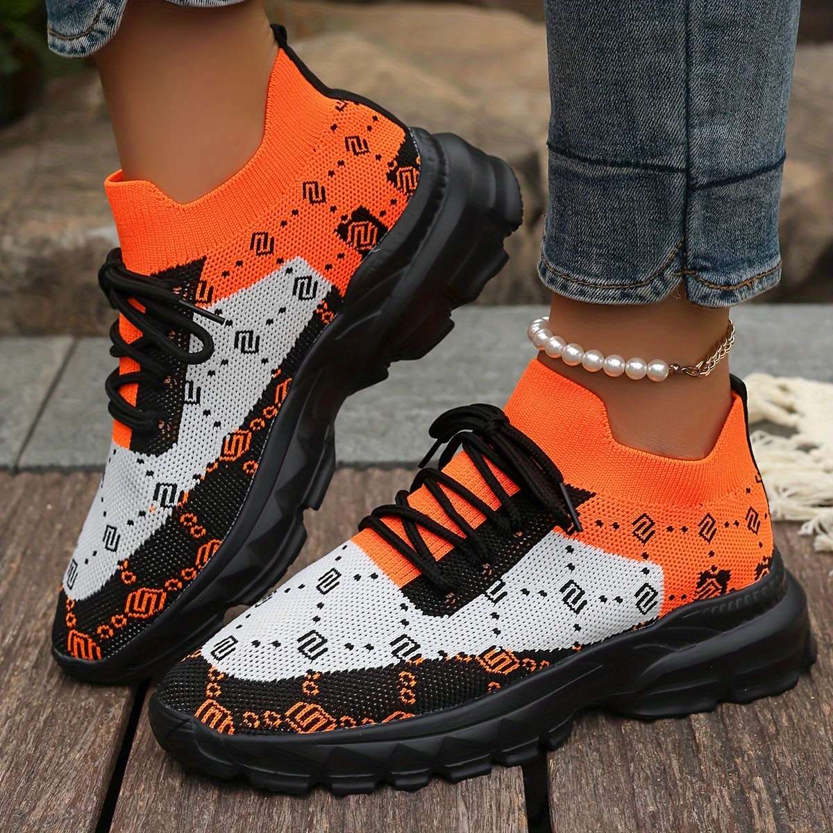 Women S Sneakers Color Red Sizeuk 8