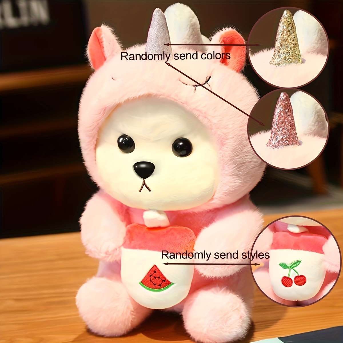 Plush Toys Color Dinosaurs