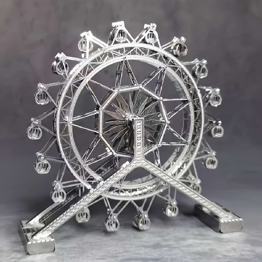 3D Building Model Puzzle Set Items Ferris Wheel