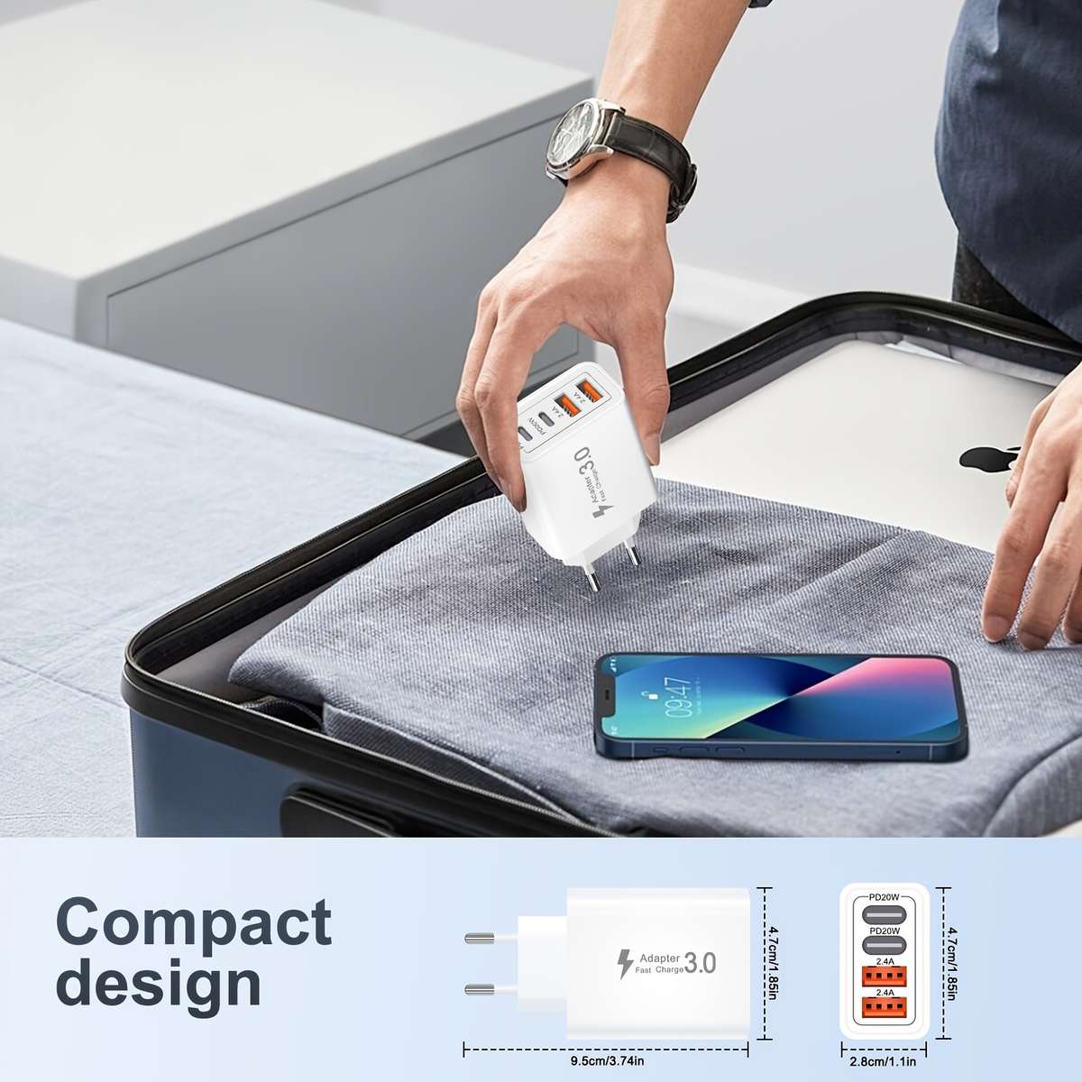 Charger Color White