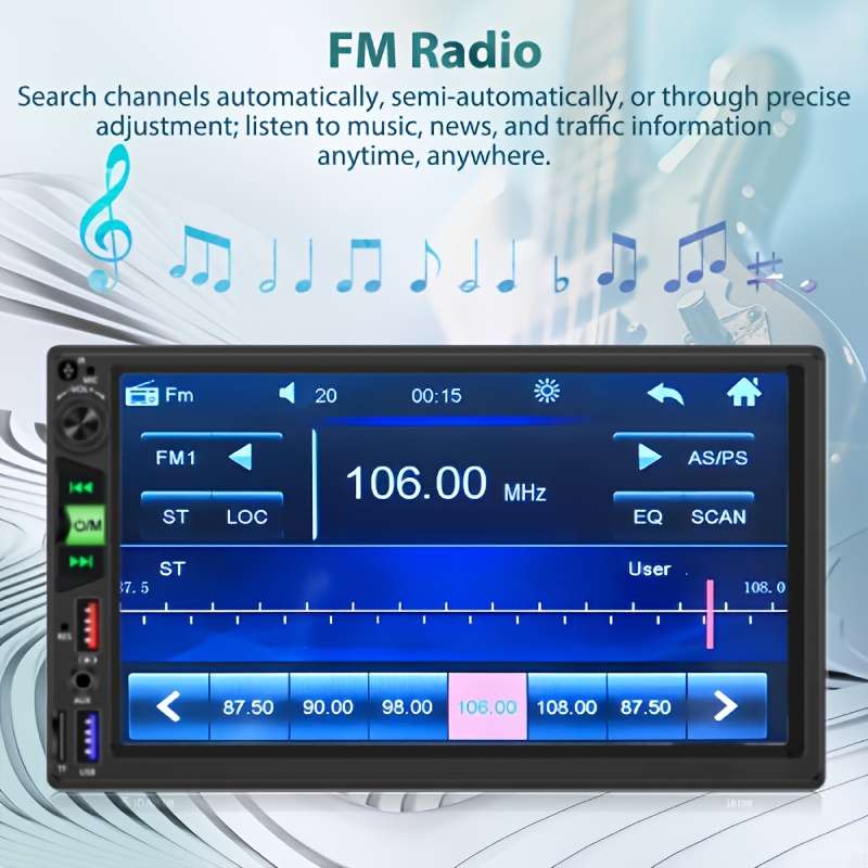 Car Audio  Entertainment System Model Car Mp5 Player 7046