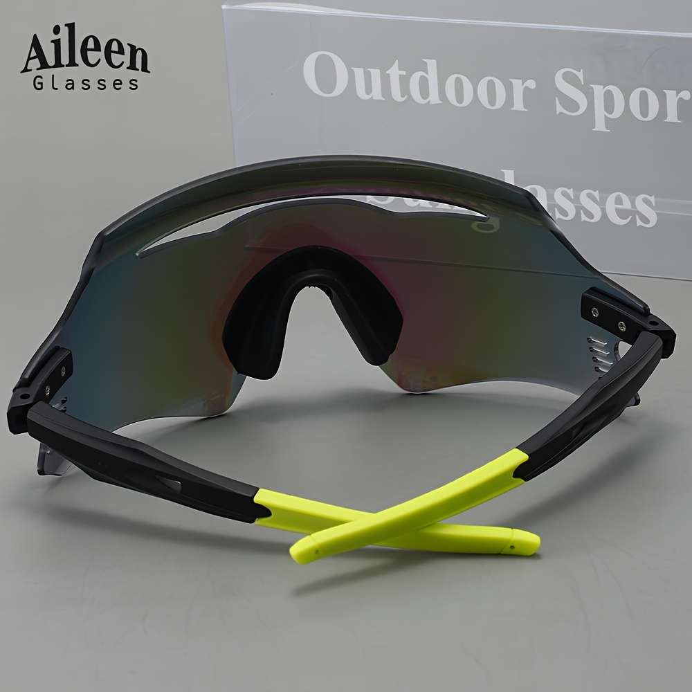 Cycling Glasses Color Dark Blue Frame Ice Blue Lens