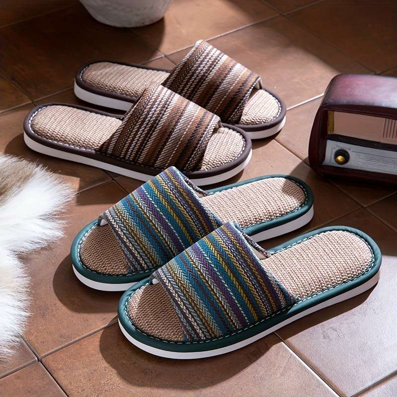 Cotton Slippers Color Beige Sizeuk 8.5-9