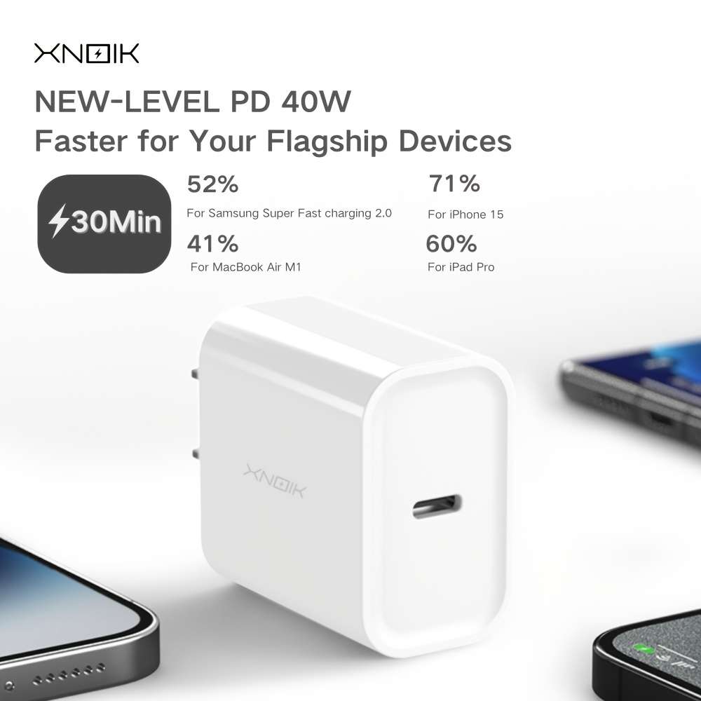 Charger Color White With 1.2M Display Cable