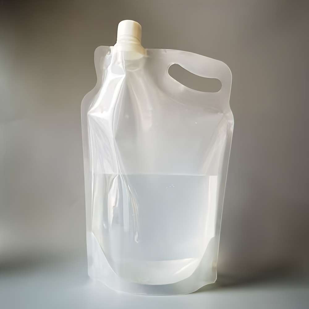 2l Portable Water Bag Durable Rectangular Design Ergonomic Handle Hiking