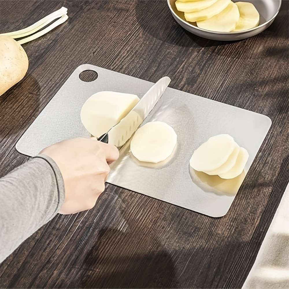 Cutting Board Color Silvery Model2 Pieces Set