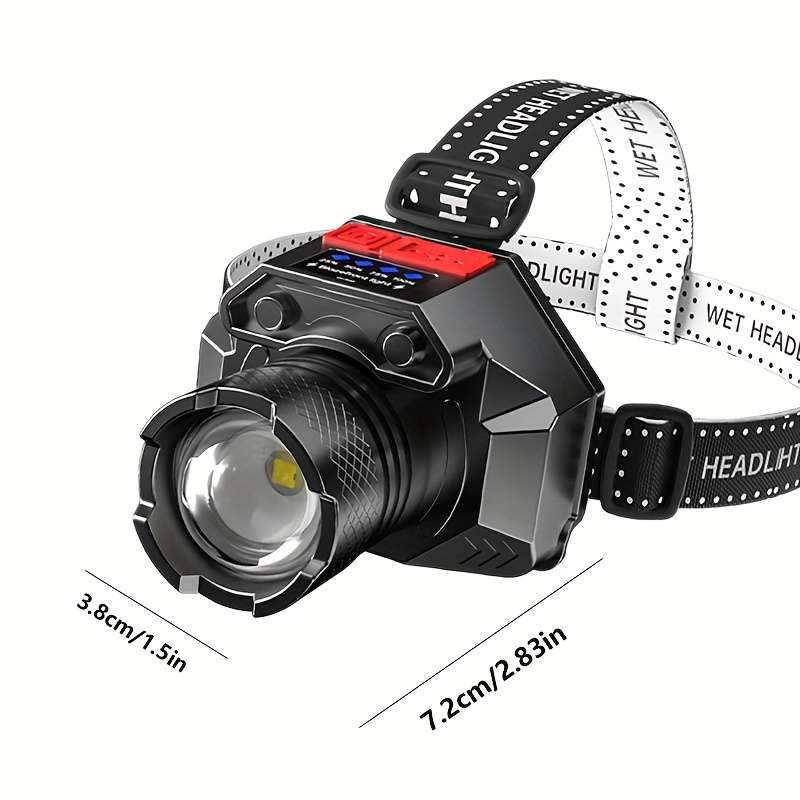 Headlamp Color Black Modelt007