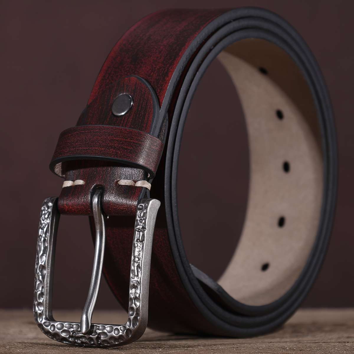 Belt Color Blue Size 32 To 38 Adjustable 110Cm