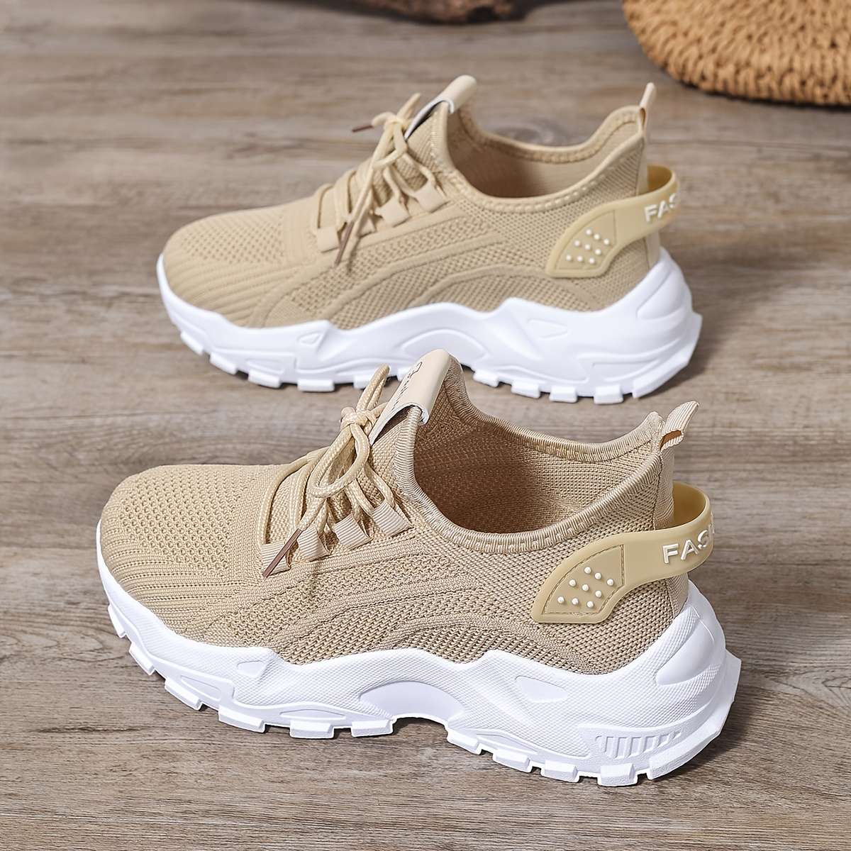 Women S Sneakers Color Apricot Sizeuk 8