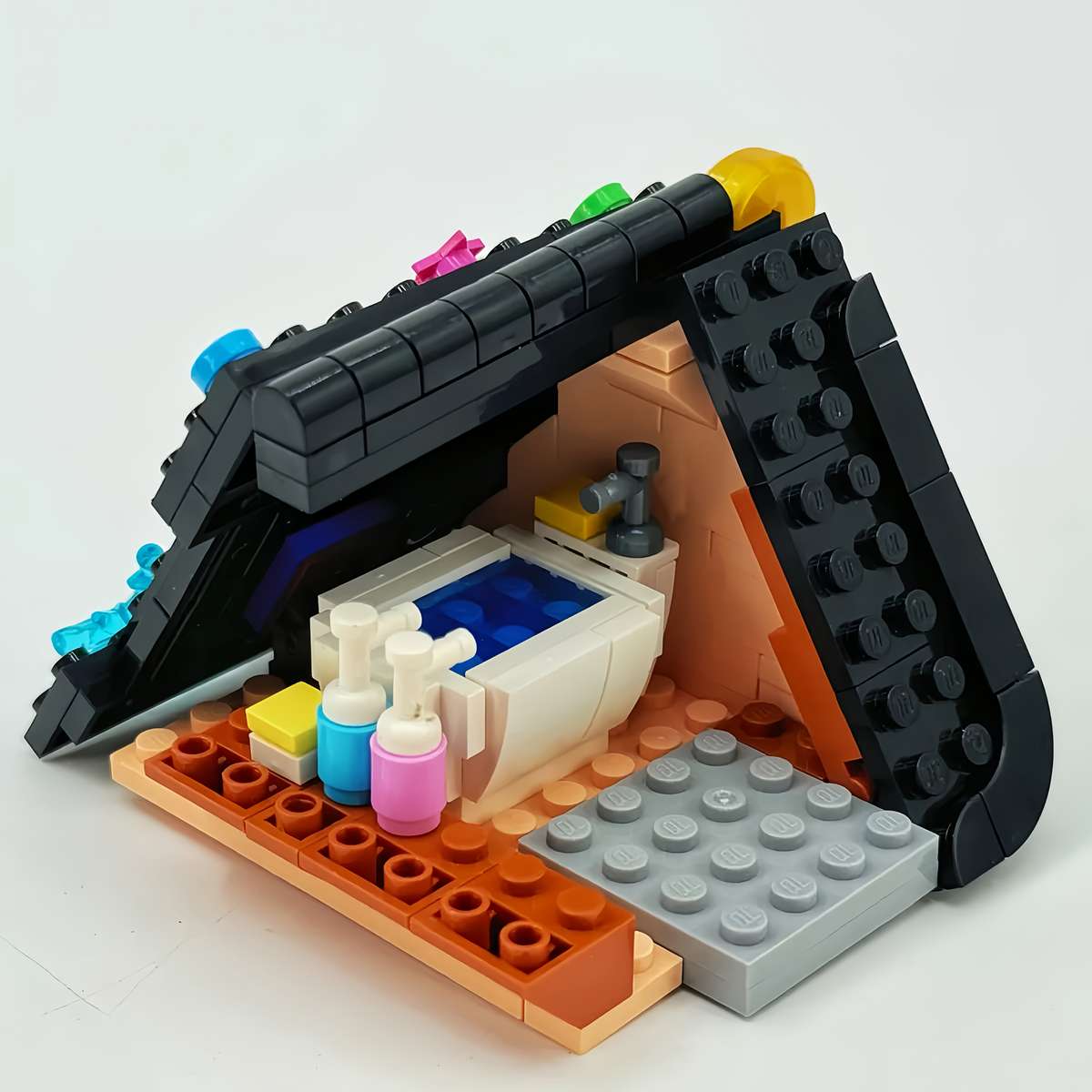 Building Toy Architectural Model Toy Set Color Mixed Color