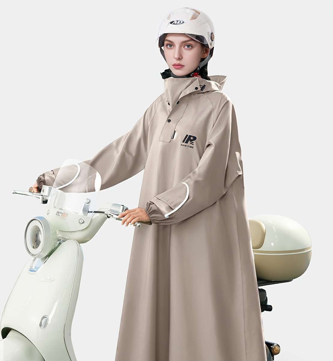 Raincoat Khaki Size Uk M