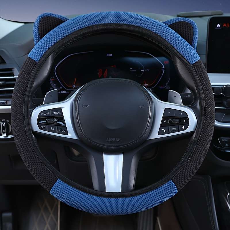 Car Steering Wheel Cover Red+White