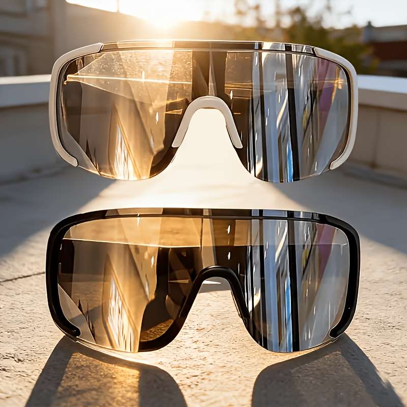Cycling Glasses Color Black Frame White Mercury  Black Frame White Mercury