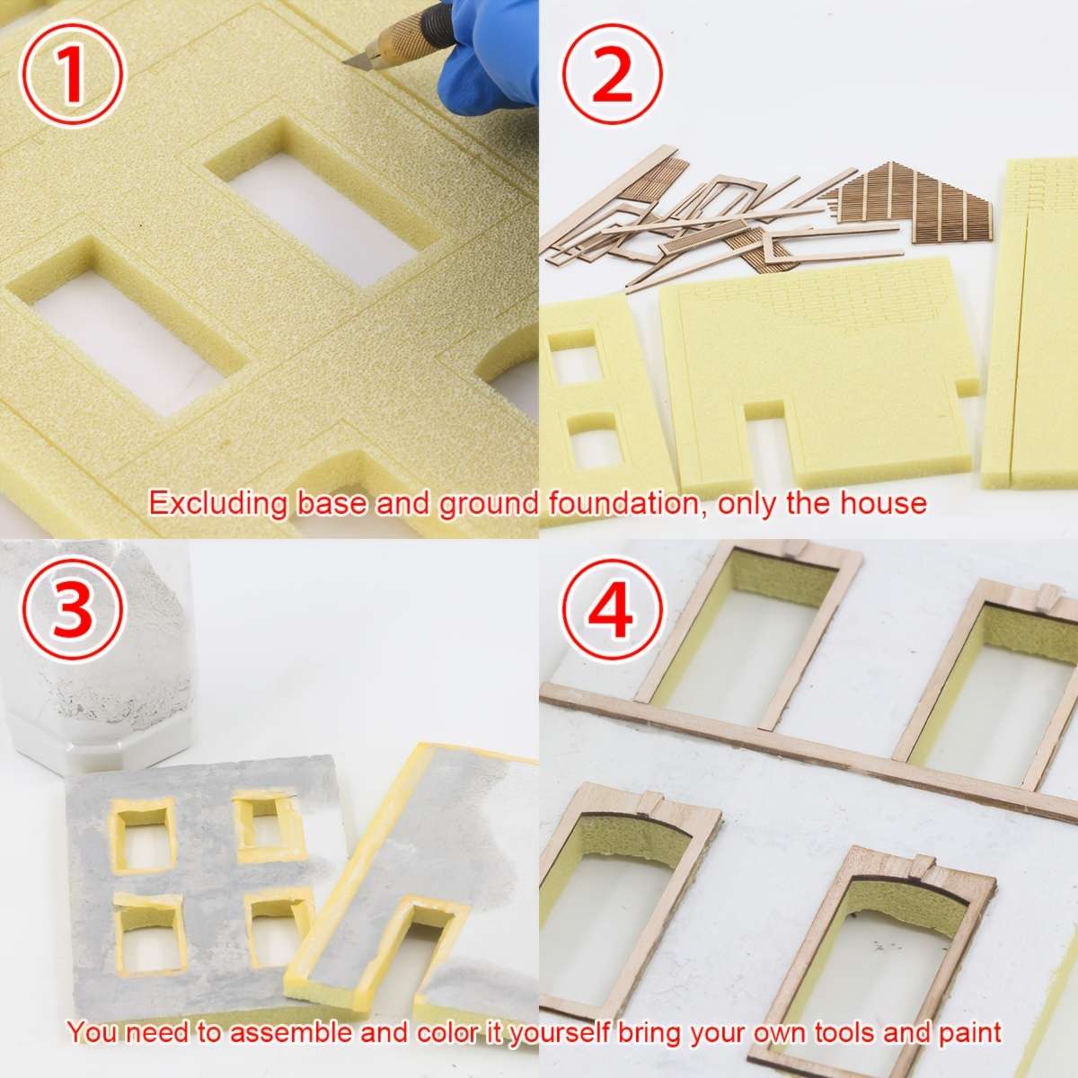3D Building Model Puzzle Set Quantity 1 Set