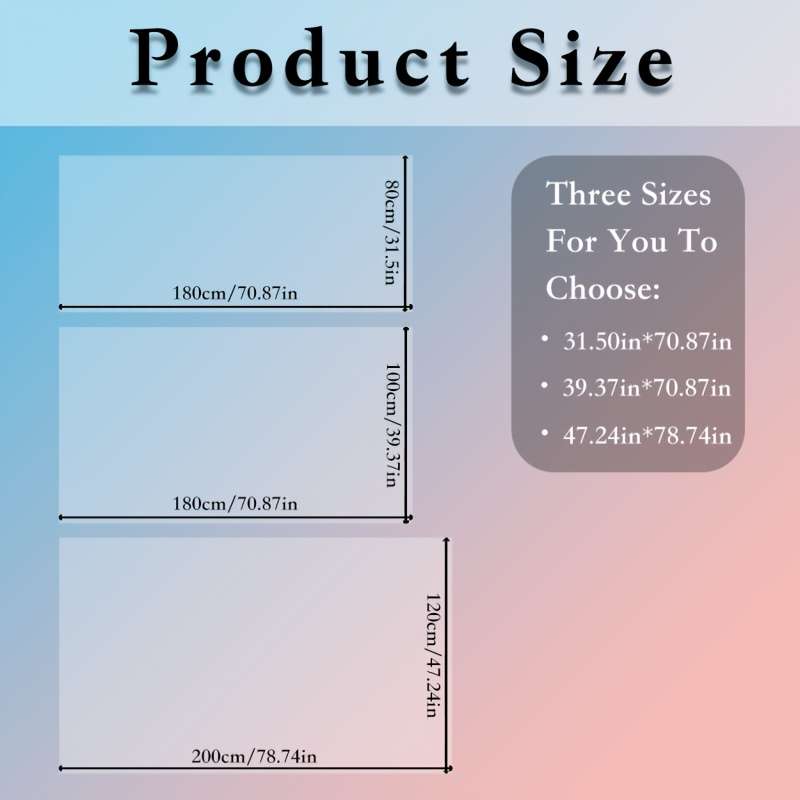 Yoga Mat 31.5*70.87In80*180Cm