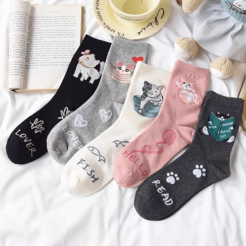 Women S Socks Color 5Pairs Mixed Colors