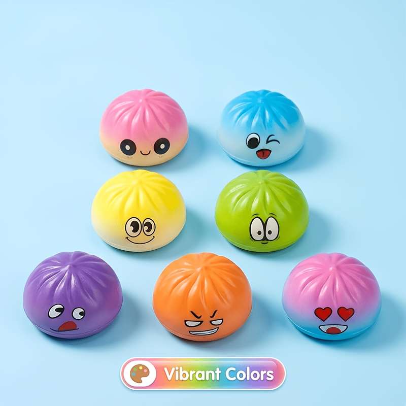 Squeezable Toys Style Emoji Random Color Style Quantity 2Pcs