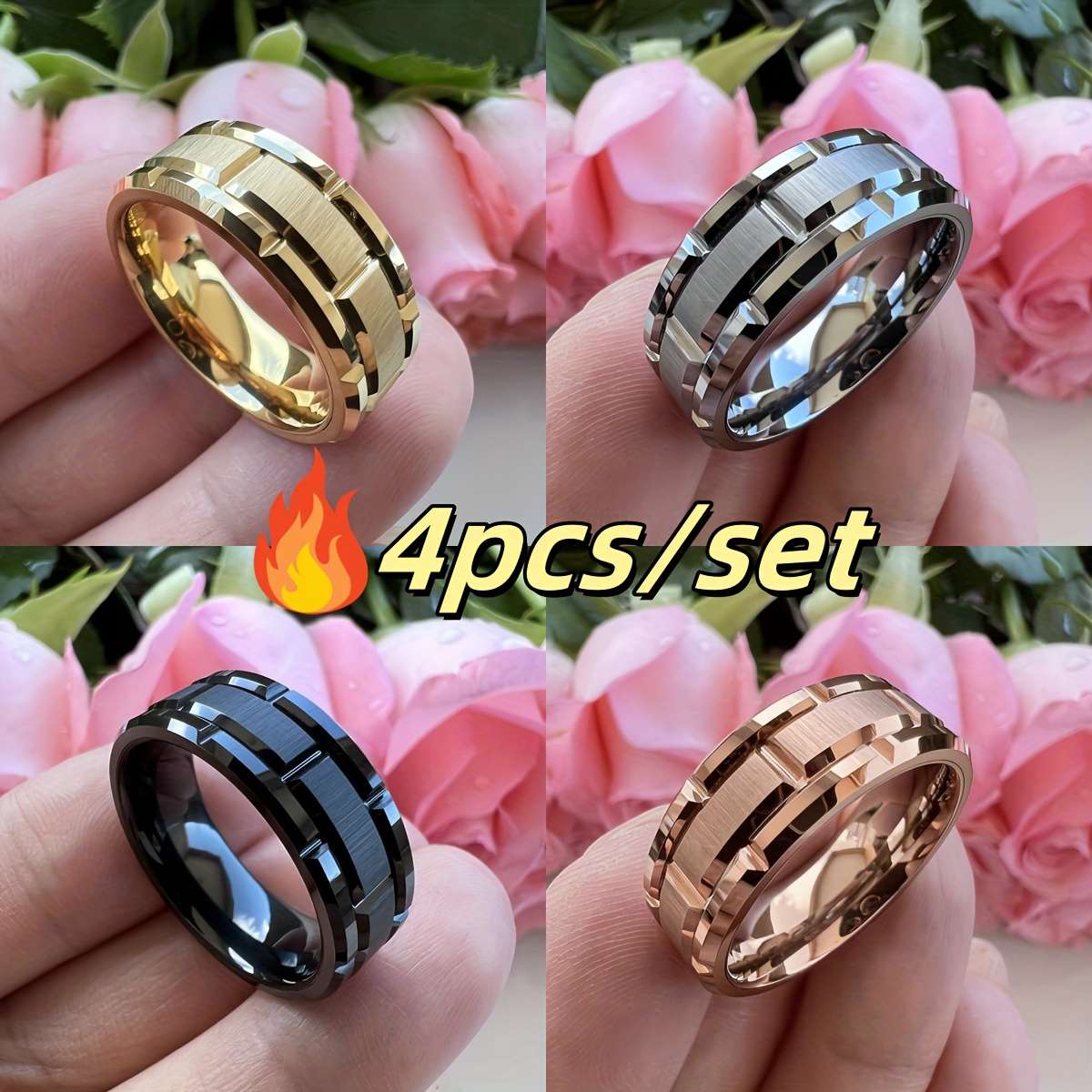 Stylish Fashion Boho Style Stackable Ring Size 7