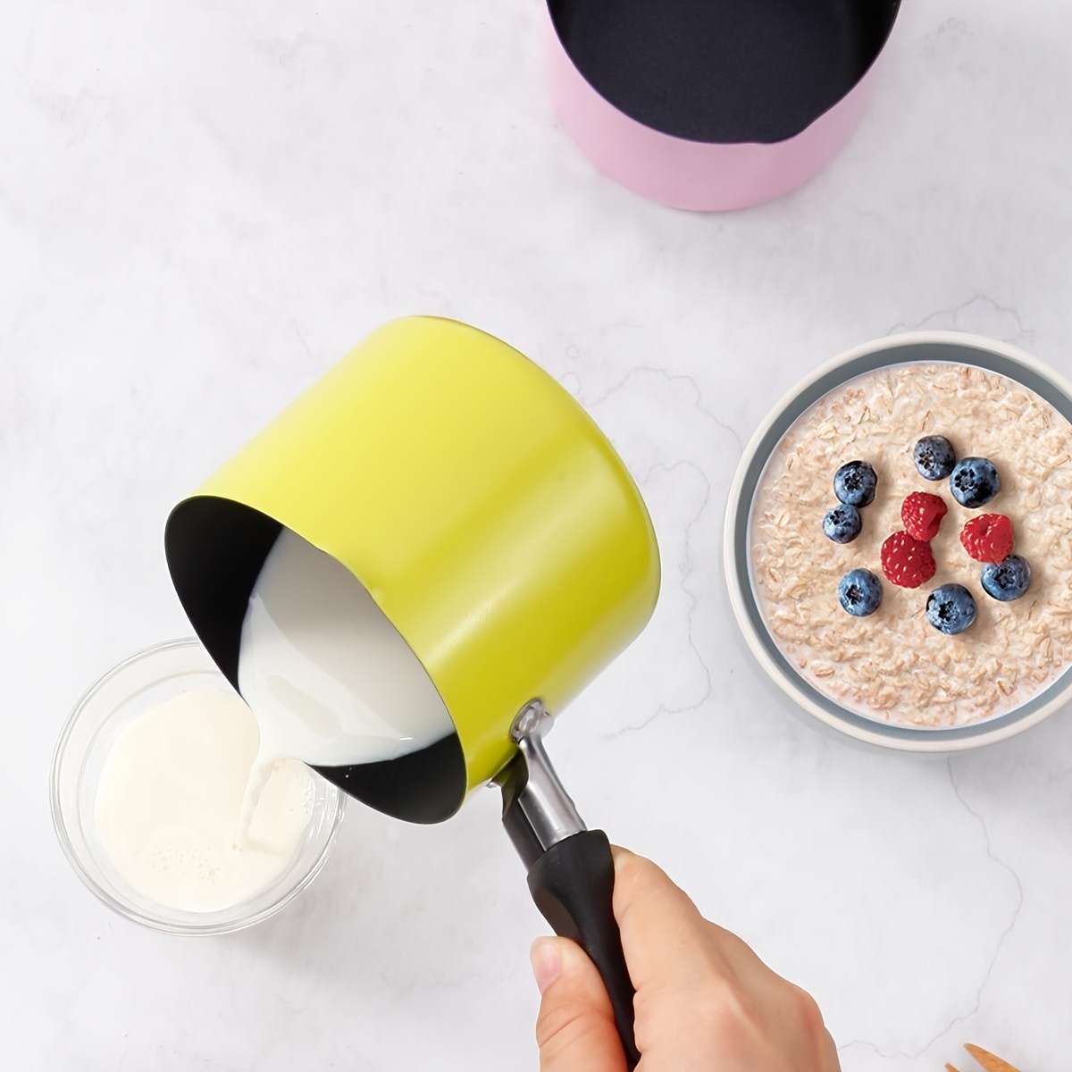 A Pot For Melting Chocolate And More Melted Butter