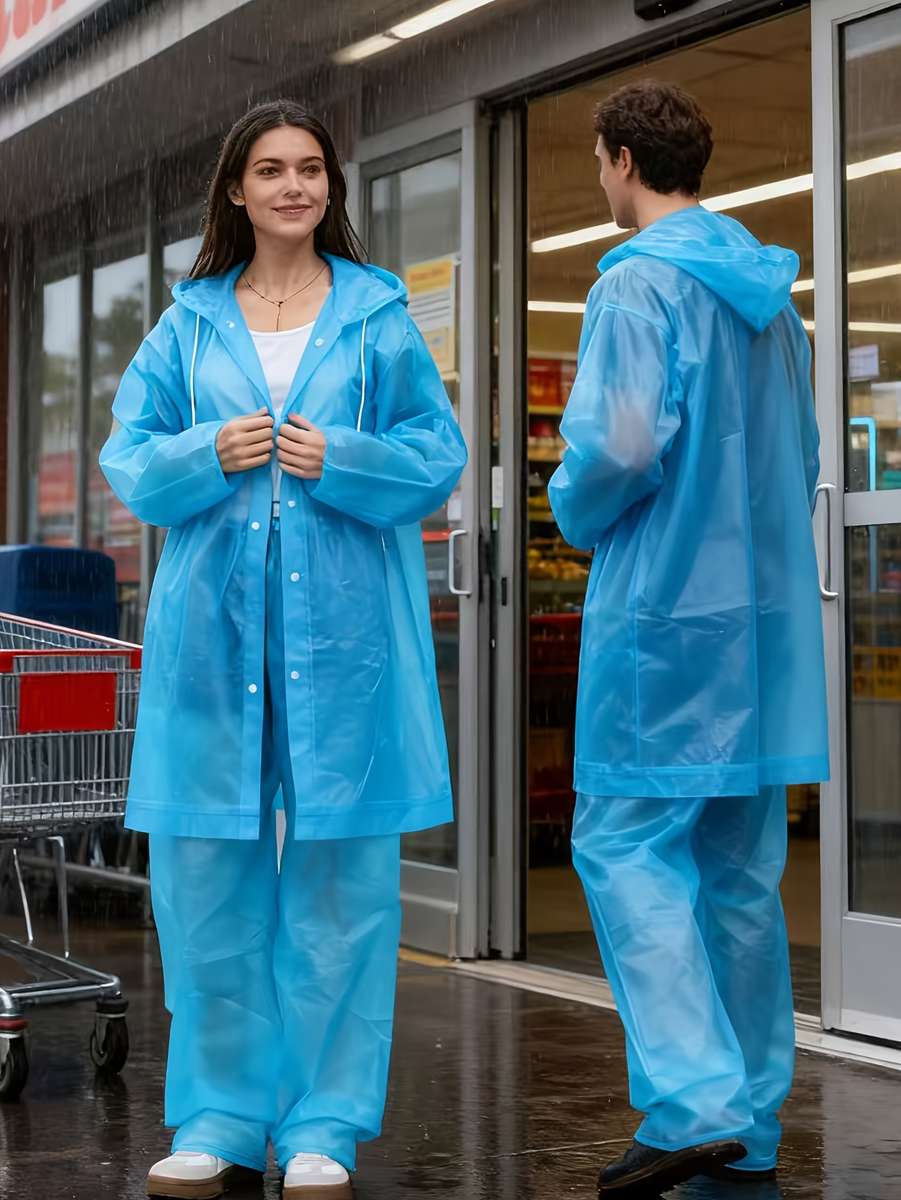 Raincoat Grey Size Asian Onesize