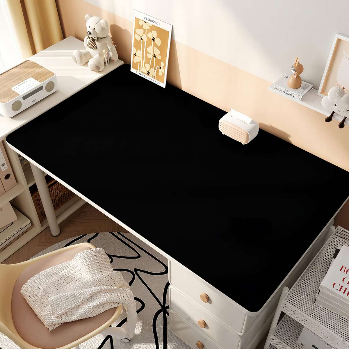Mouse Pad Color Grey Size 30Cmx60Cm