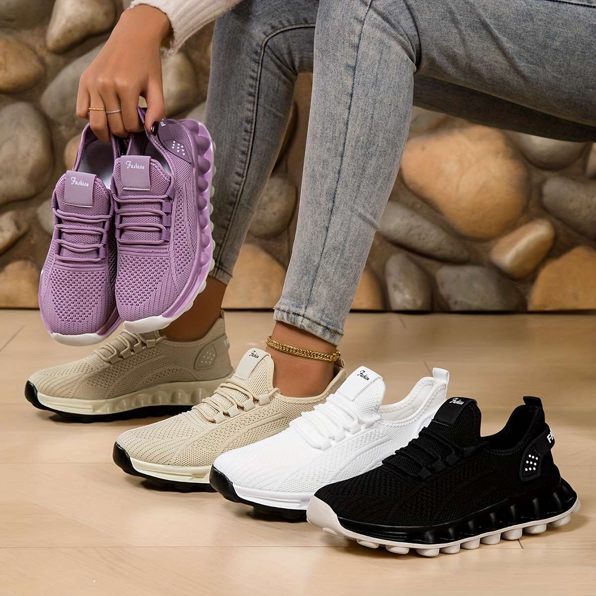 Women S Sneakers Color White Sizeuk 7.5